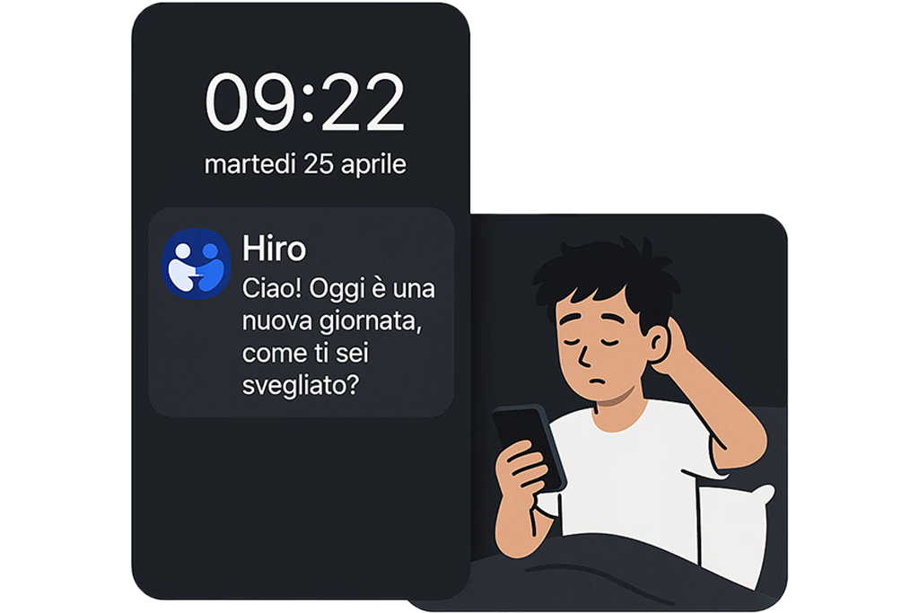 Inizia a parlare